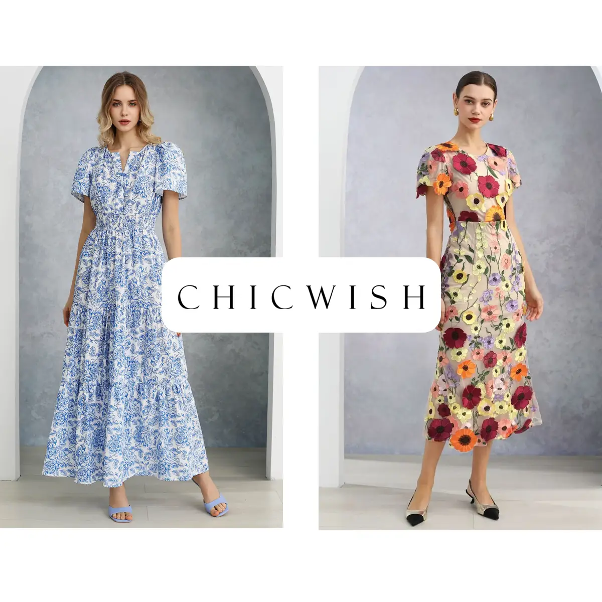 ChicWish AI size recommendations tool helping customers find the perfect fit for dresses, skirts, and knitwear.