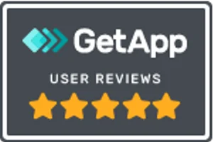 GetApp reviews badge for Prime AI, 5 stars